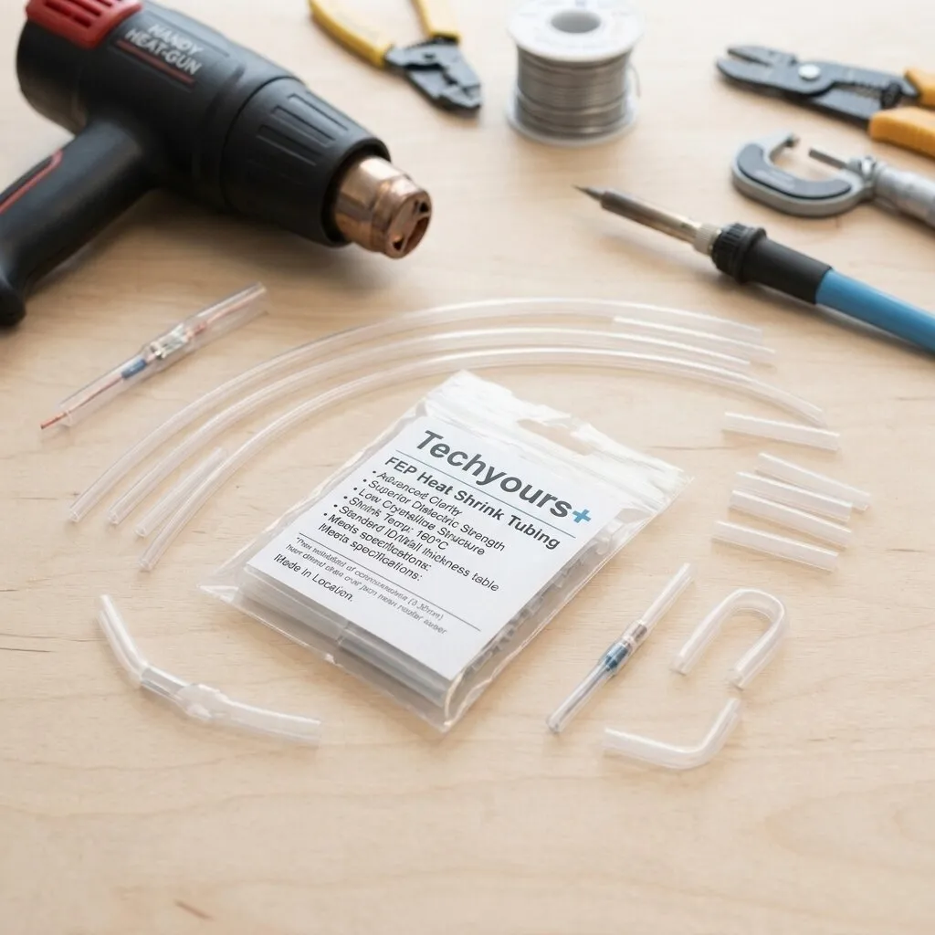 Funda termorretráctil de FEP transparente resistente a altas temperaturas